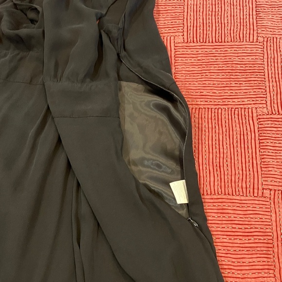 Fornarina women’s large silk Black V-Neck Dress - Picture 7 of 16